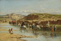 Umarmung für einen Fluss Algier Victor Huguet Araber